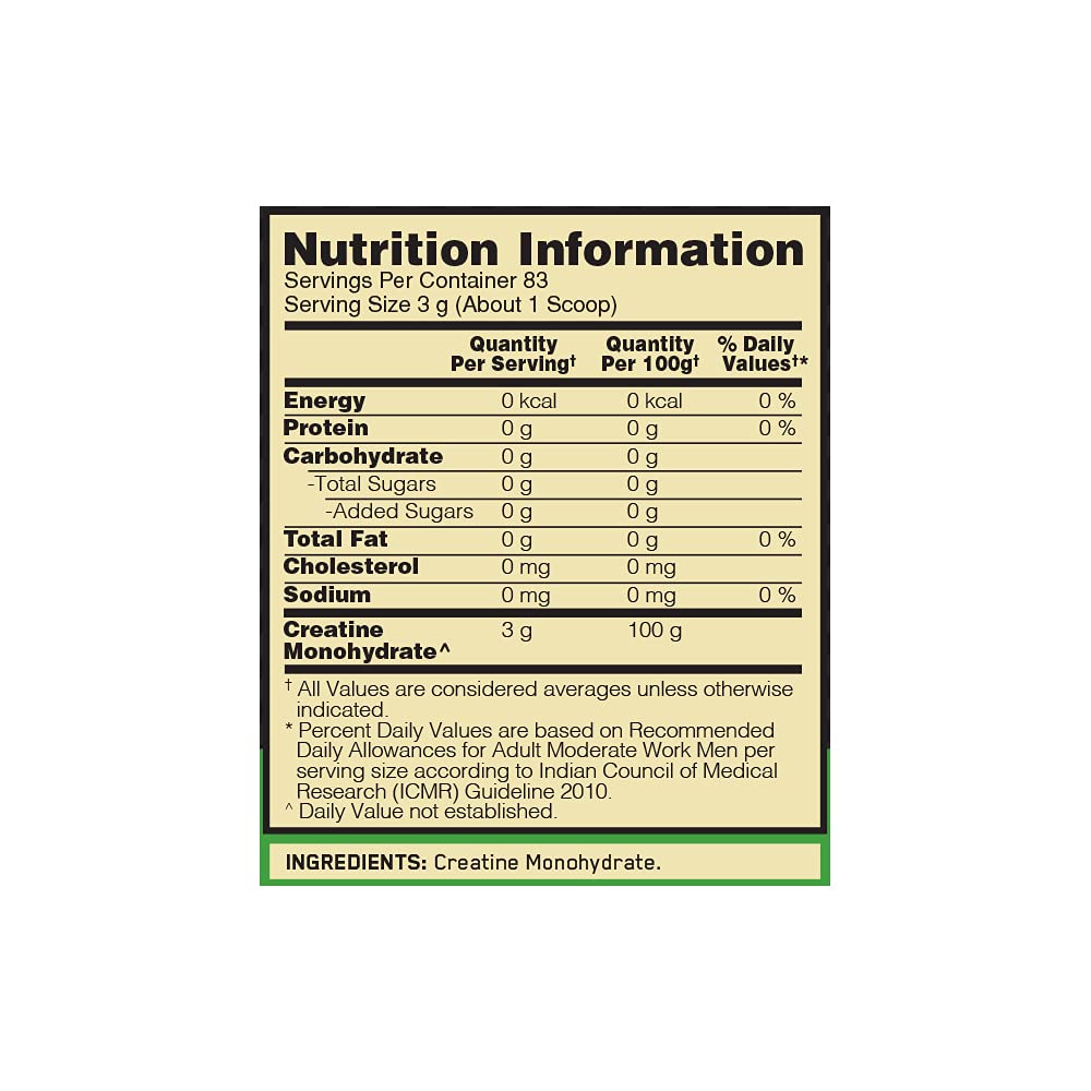 Optimum Nutrition (ON) Micronized Creatine Powder | 250g