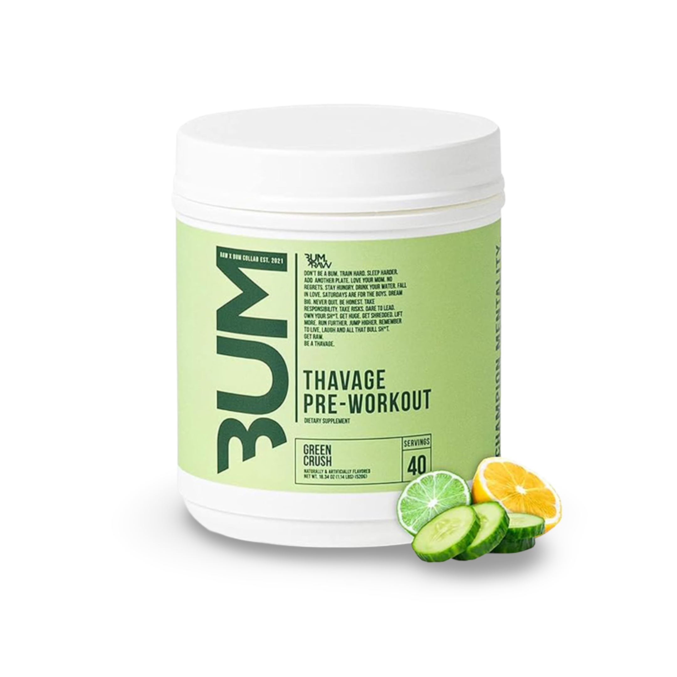 RAW Preworkout Thavage Cbum Pre Workout | 40 Servings