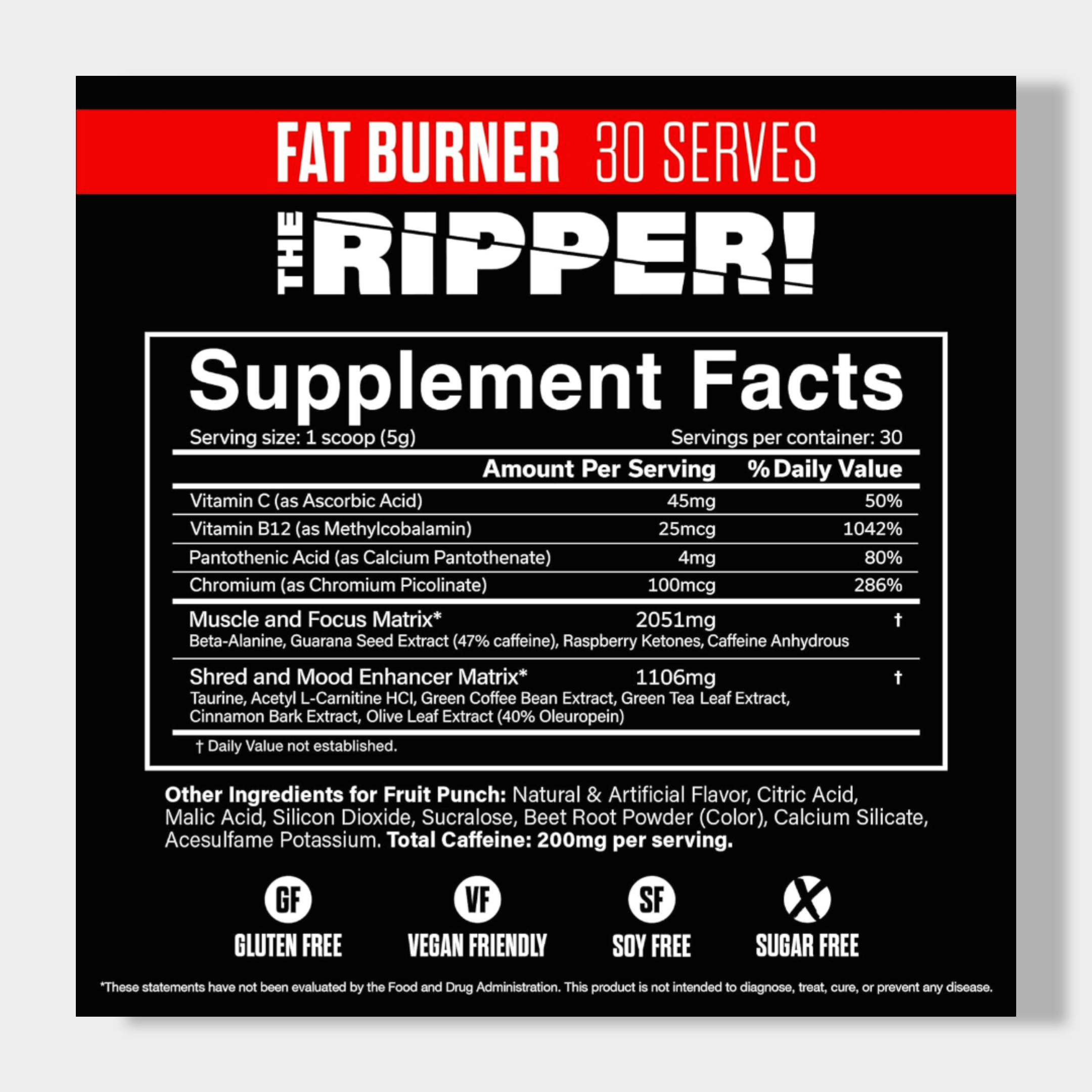 JNX Sports The Ripper Fat Burner