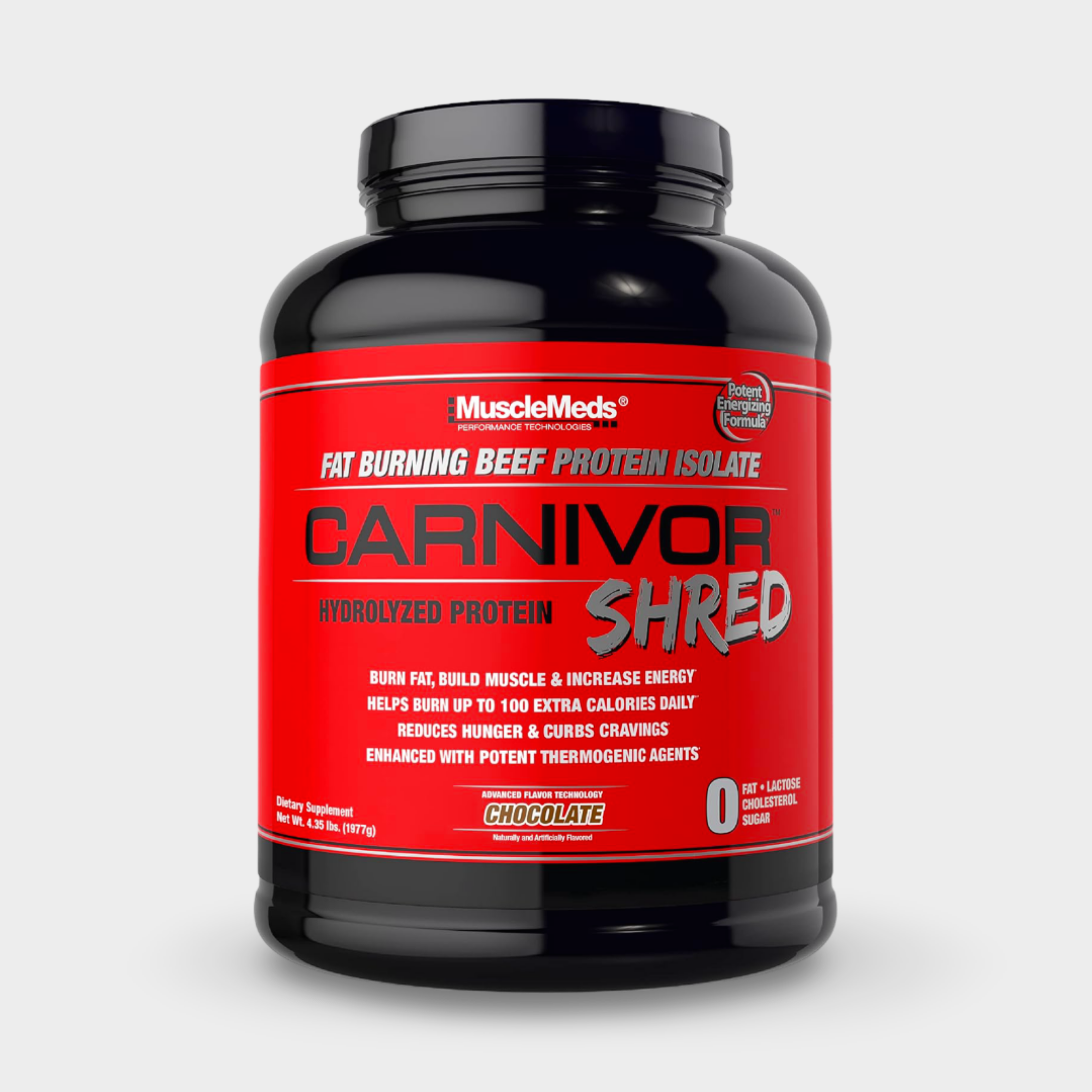 MuscleMeds Carnivor Shred Fat Burning Hydrolized Beef Protein Isolate | 4.35lbs