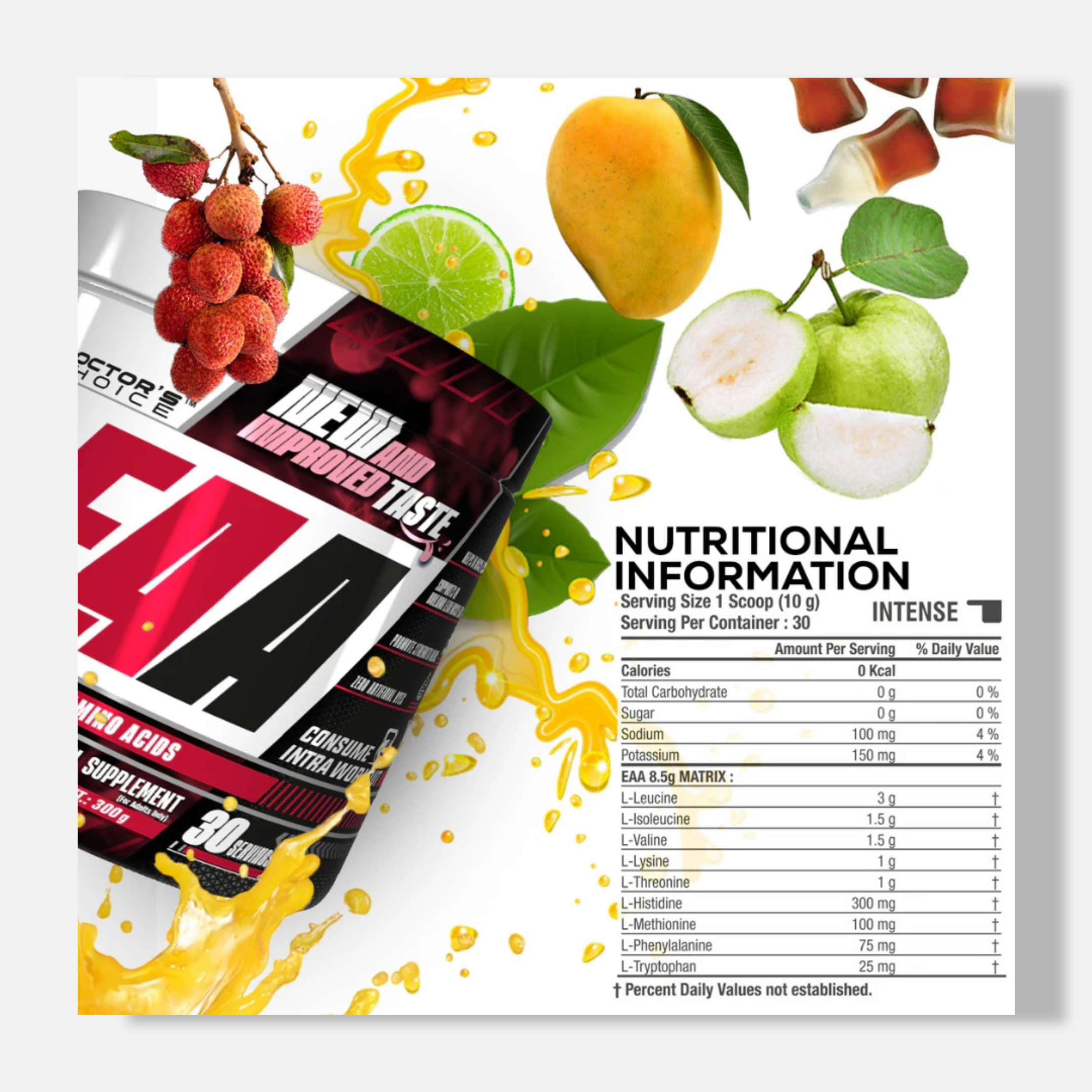 Doctor’s Choice (DC) EAA Essential Amino Acids | 300g