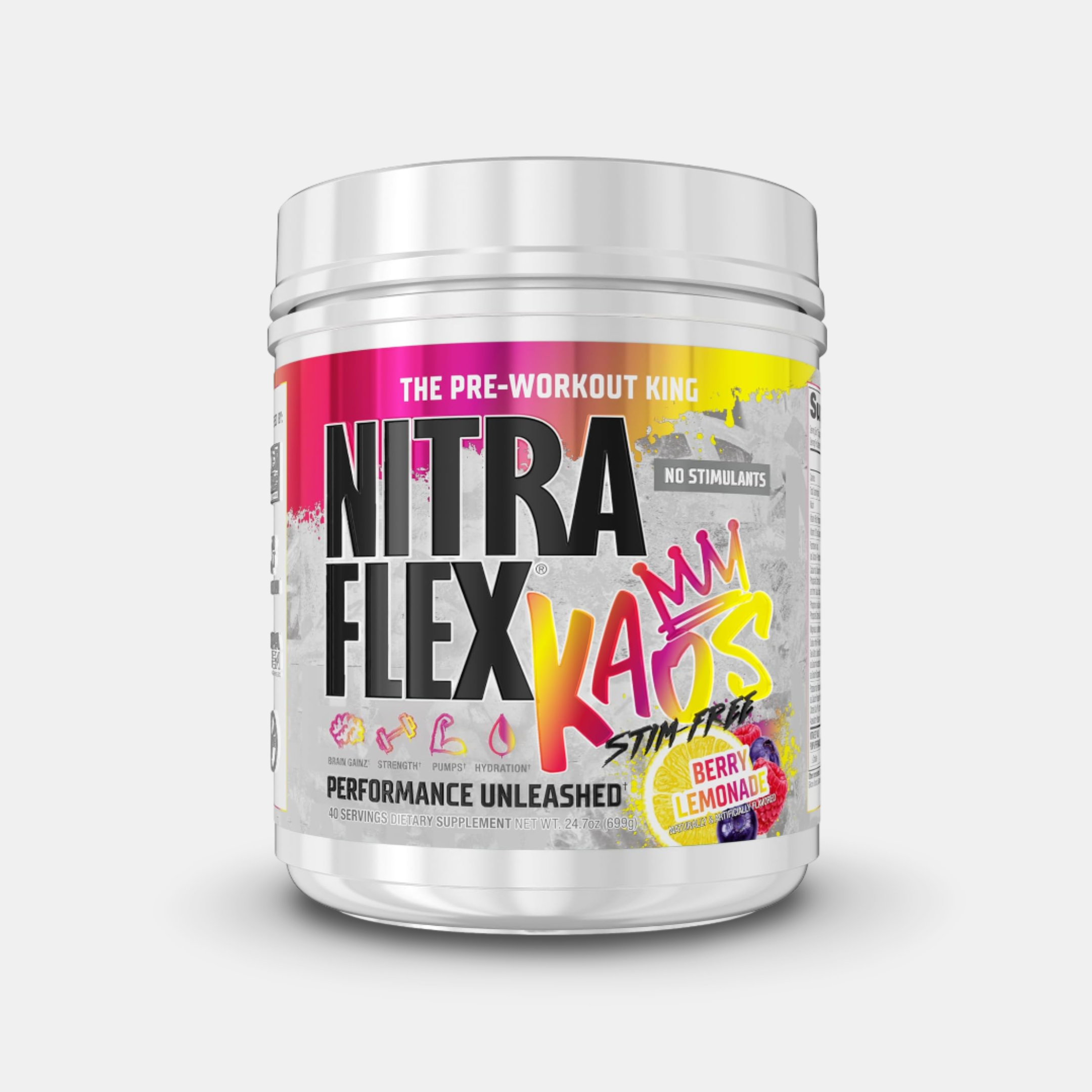 GAT SPORT Nitraflex KAOS Stimulant Free Pre-Workout | 699g