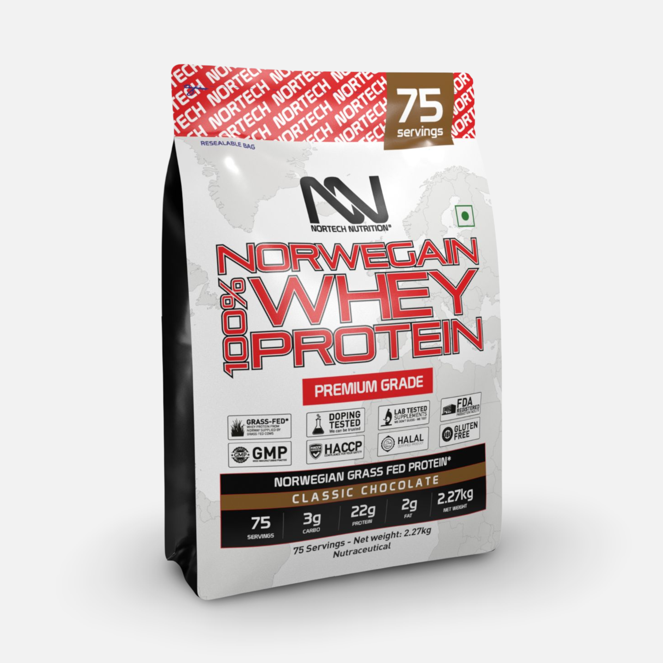 Nortech Nutrition 100% Whey Protein | 5lbs
