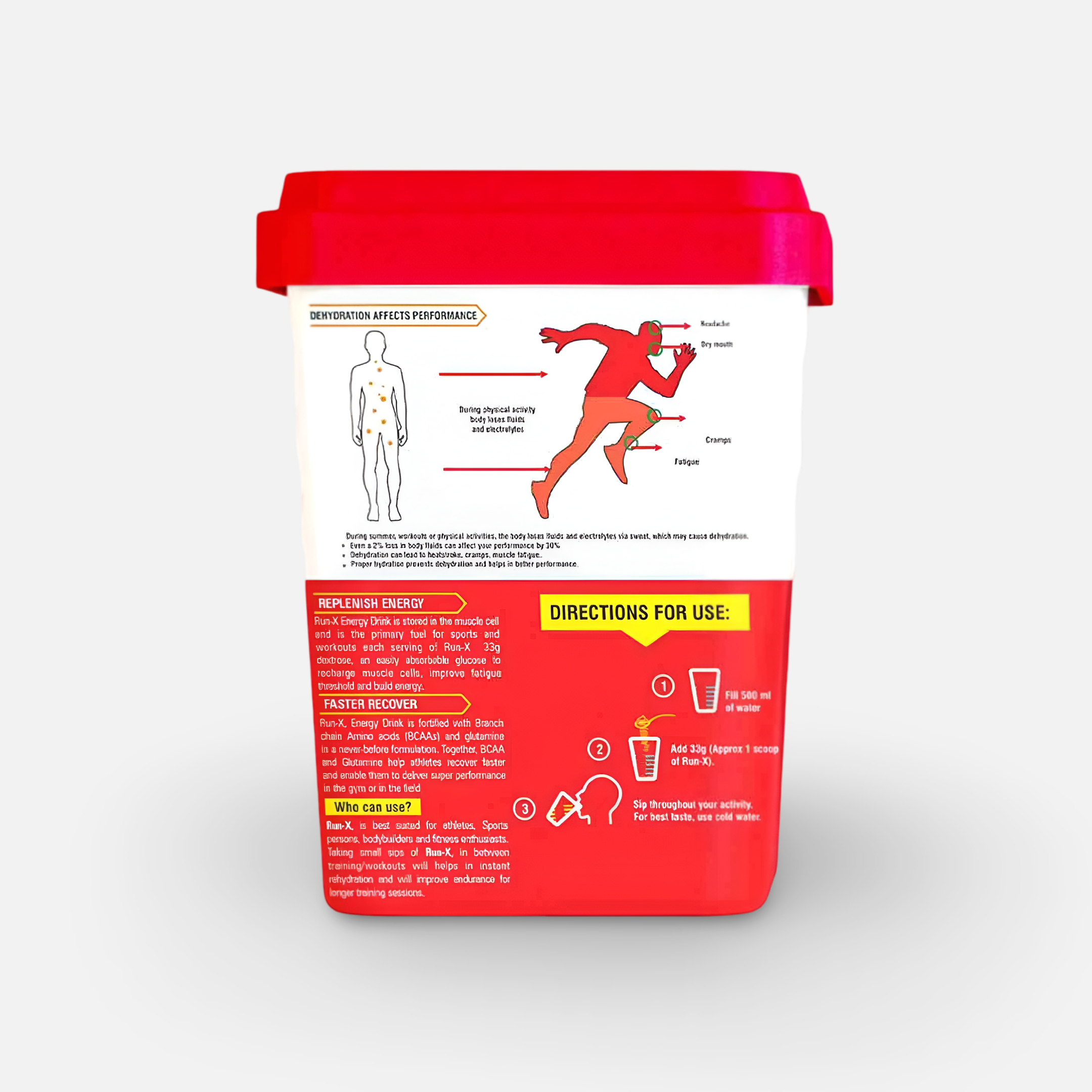 Muscle Xpress Run-X Isotonic Energy Drink | 1kg