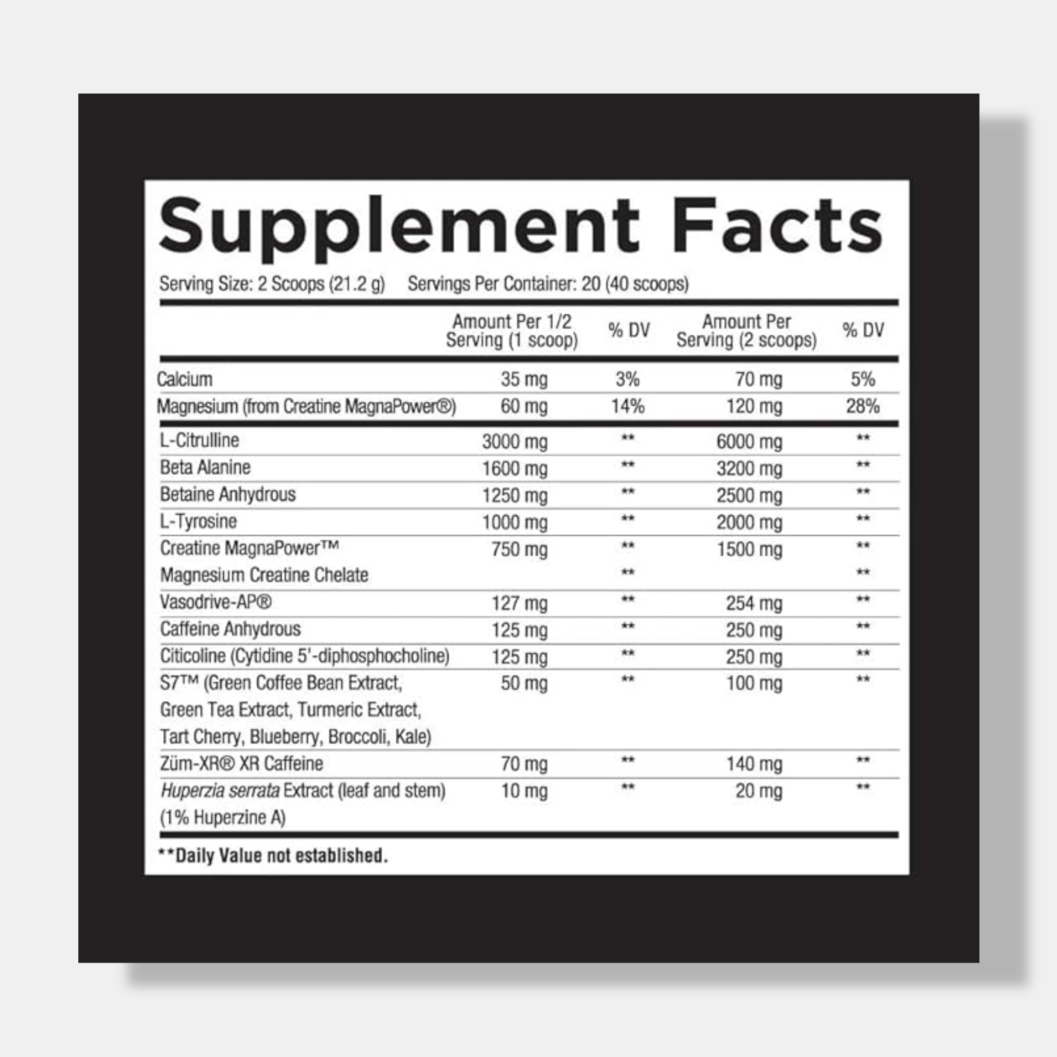 Core Nutritionals Fury Pre Workout