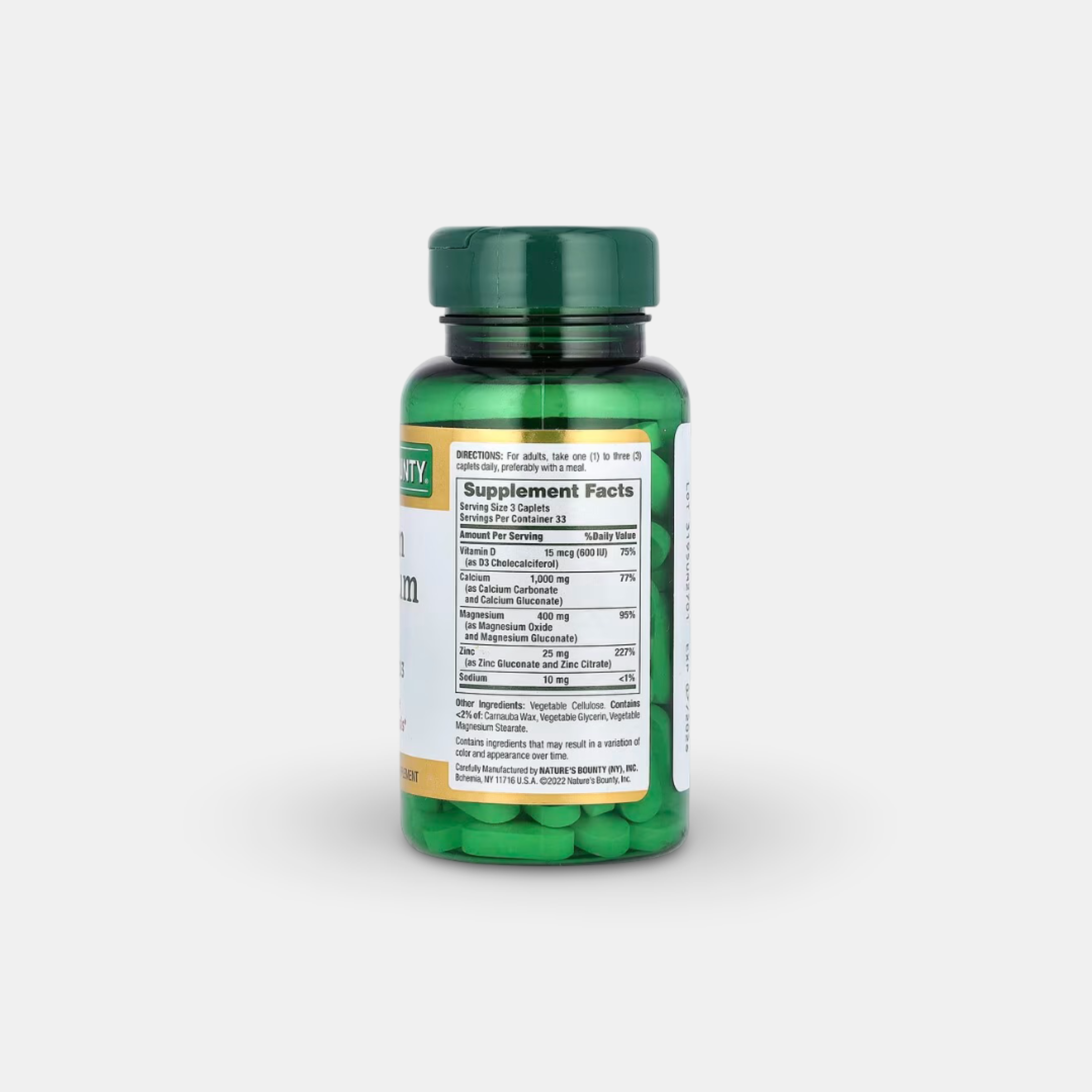 Nature's Bounty, Calcium Magnesium Zinc with Vitamin D3