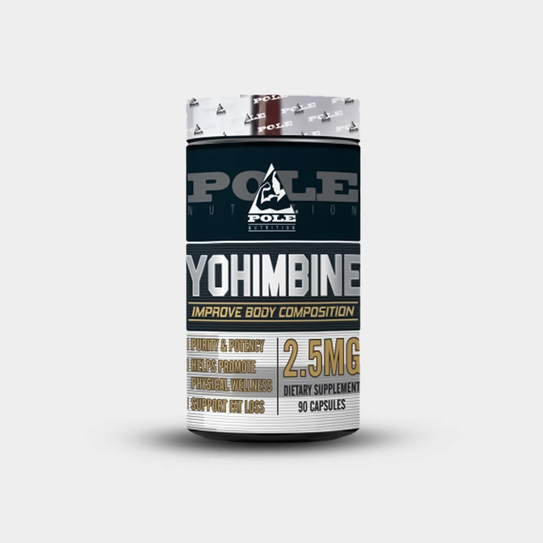 Pole Nutrition Yohimbine HCL 90 capsules fat-burning dietary supplement for body composition and weight loss