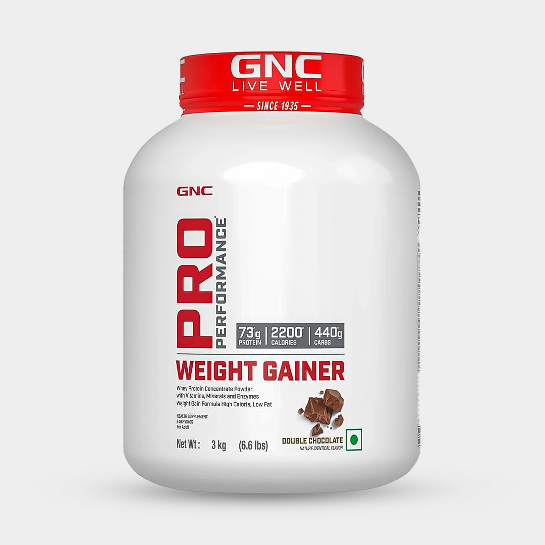 GNC Pro Performance Weight Gainer - 3 kg (Double Chocolate)