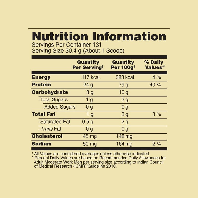 Optimum Nutrition (ON) Gold Standard 100% Whey Protein Powder | 4 kg