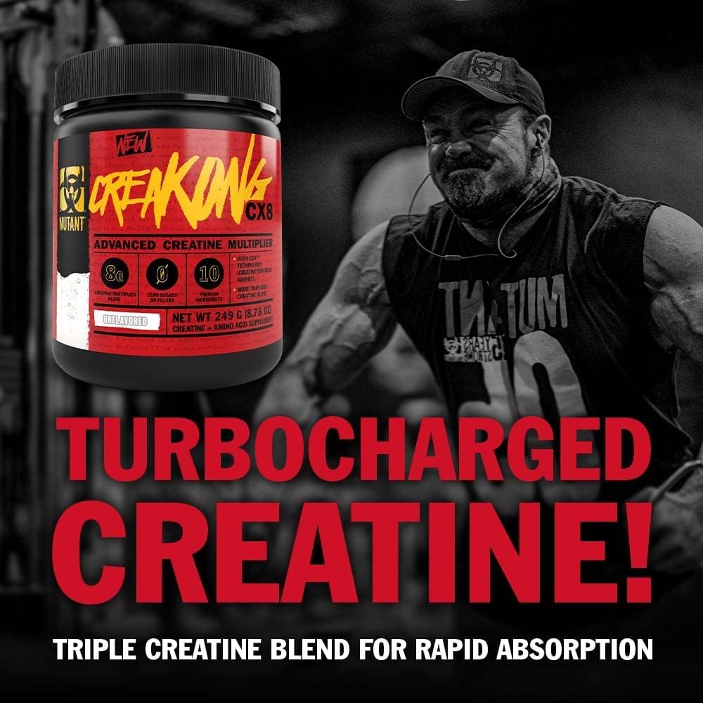 Mutant CREAKONG CX8 | Advanced Creatine Multiplier | Creatine + Amino Acid Supplement | 249 g