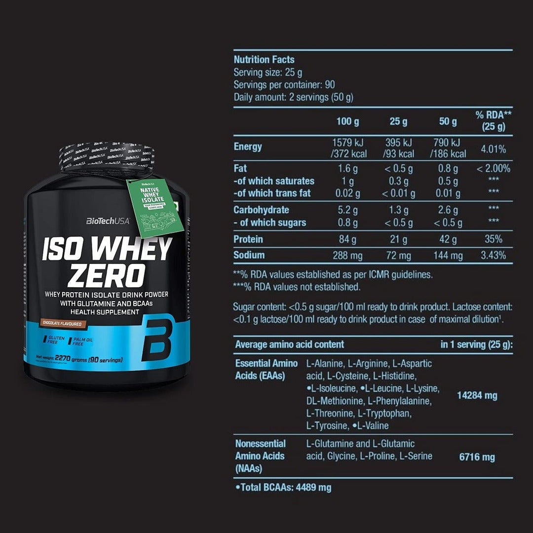 BiotechUSA Iso Whey Zero | 5lbs