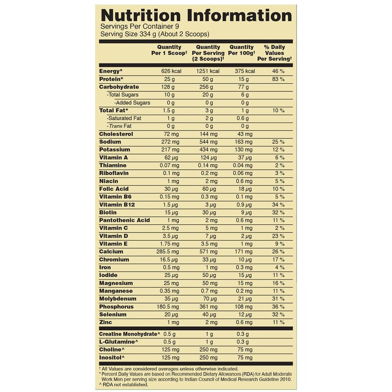 Optimum Nutrition Serious Mass, 3kg