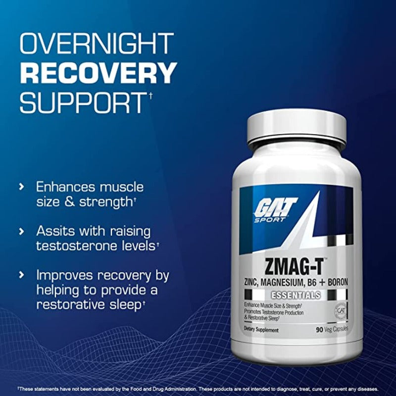 GAT Sport Essentials ZMAG-T Zinc, Magnesium, B6 + Boron