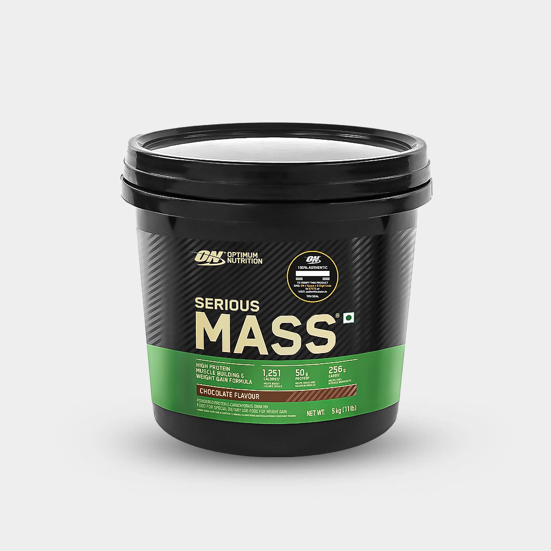 OPTIMUM NUTRITION (ON) Serious Mass Gainer | 5 kg | Chocolate