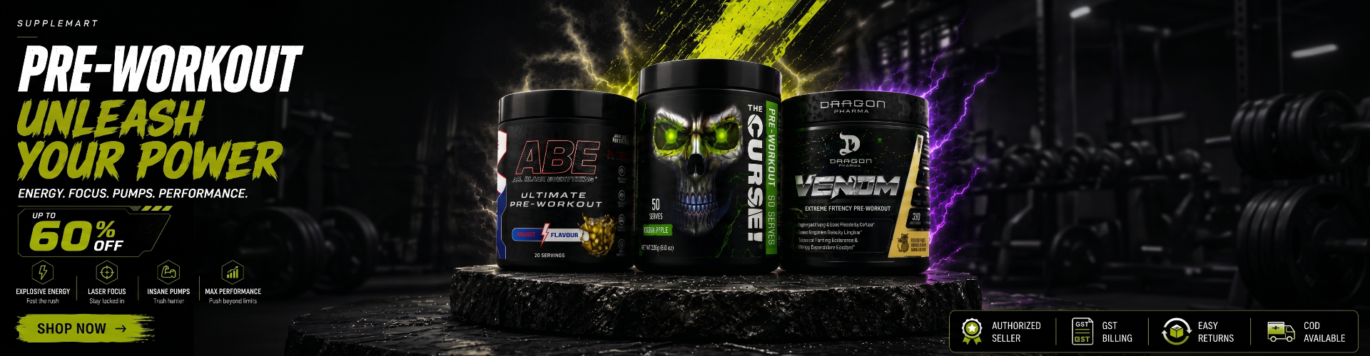 Pre-workout — fuel your session