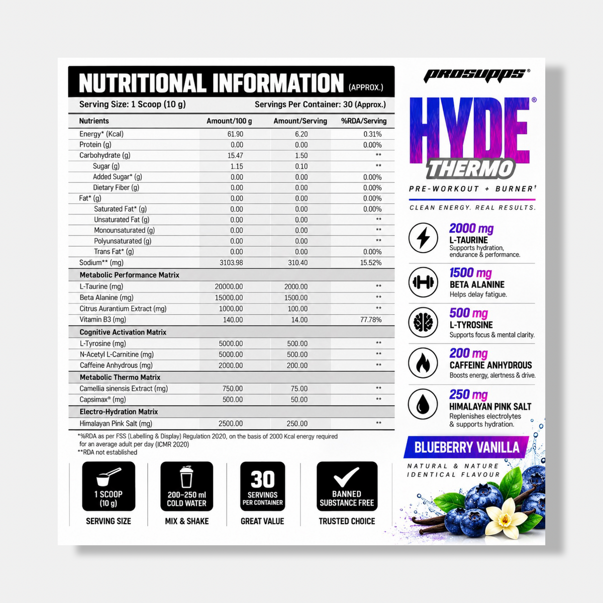 Prosupps Mr Hyde Thermo | 225g