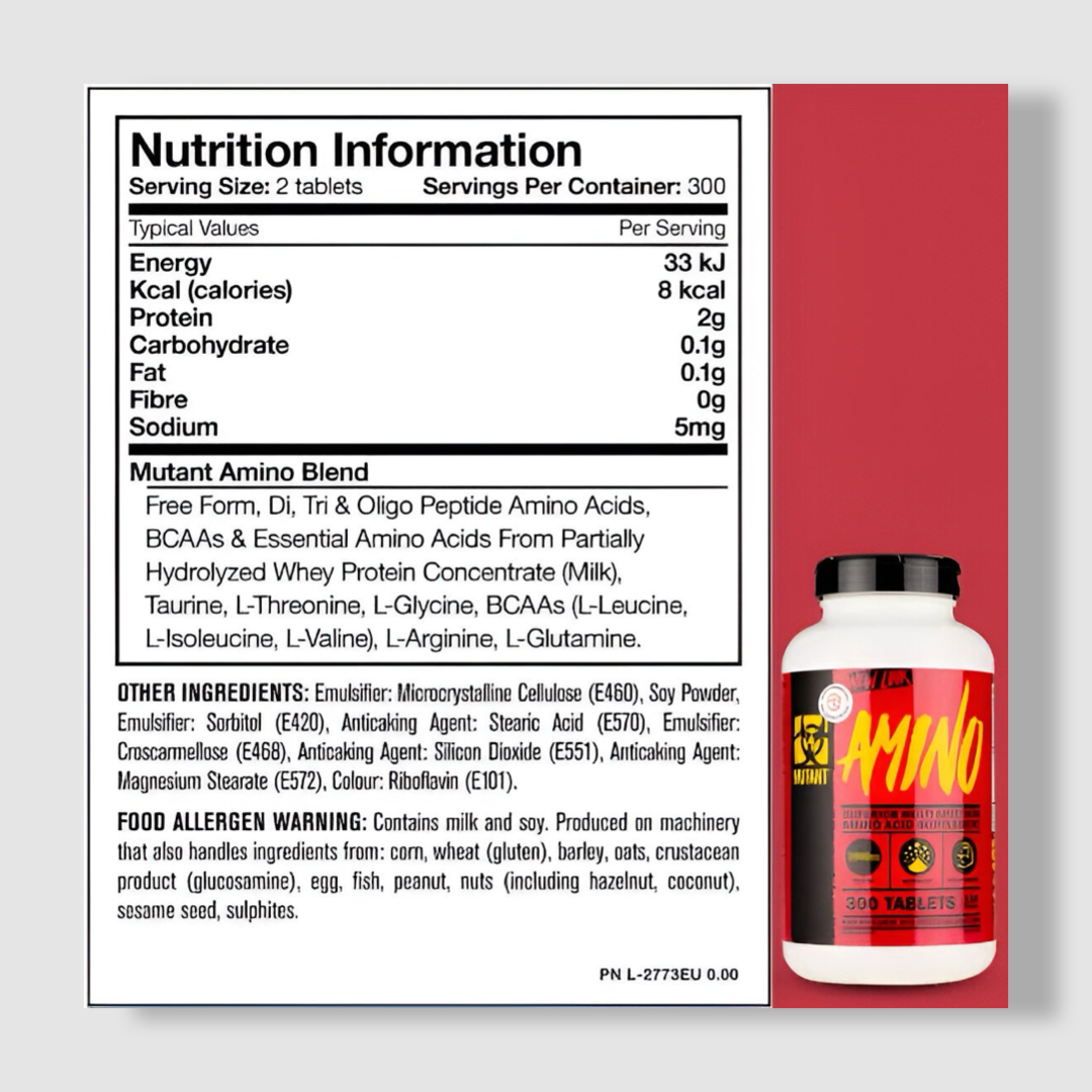 Mutant Amino | 300 tablets