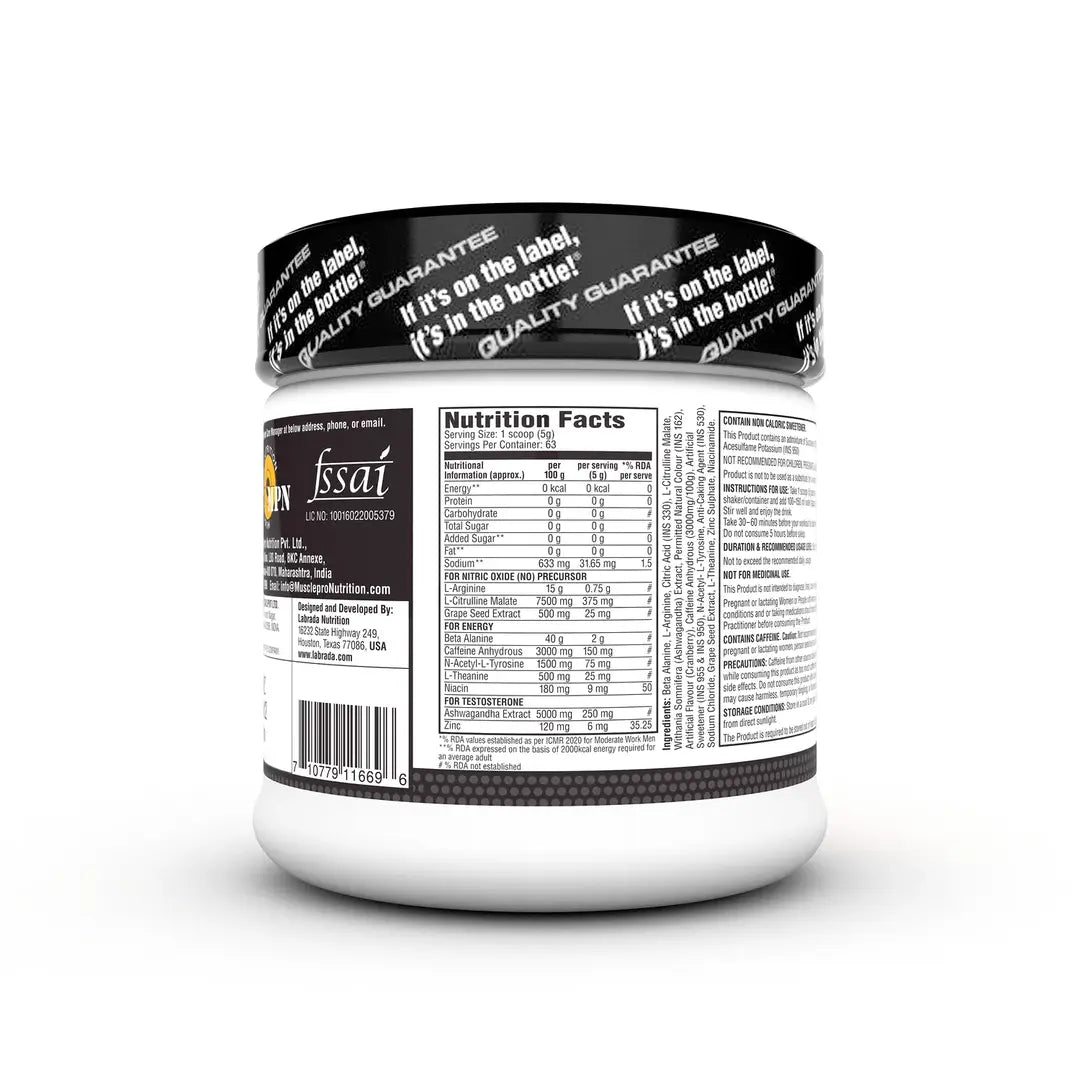 Labrada Super Charge Pre-Workout Concentrate