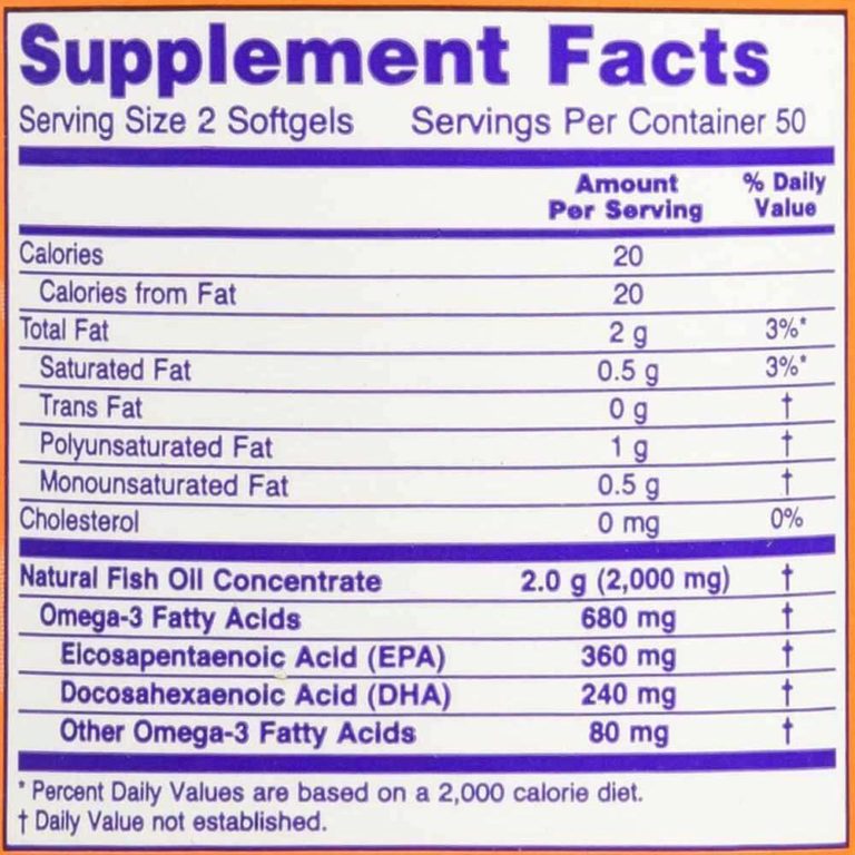 Now Foods Omega-3 Fish Oil, 100 Softgels