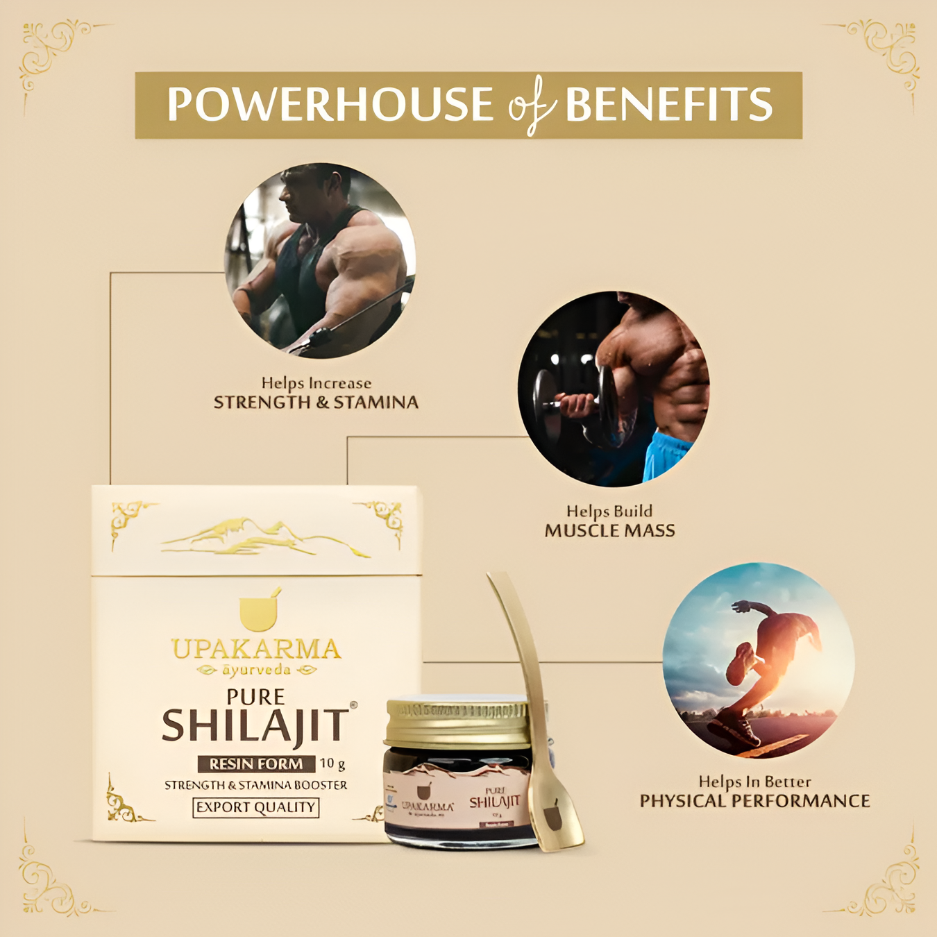 Upakarma Ayurveda Pure Shilajit Resin Form – Natural Strength & Stamina Booster