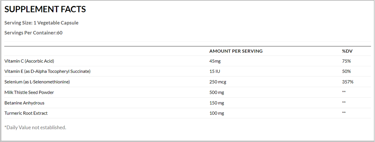 Pole Nutrition Liver Cleanse
