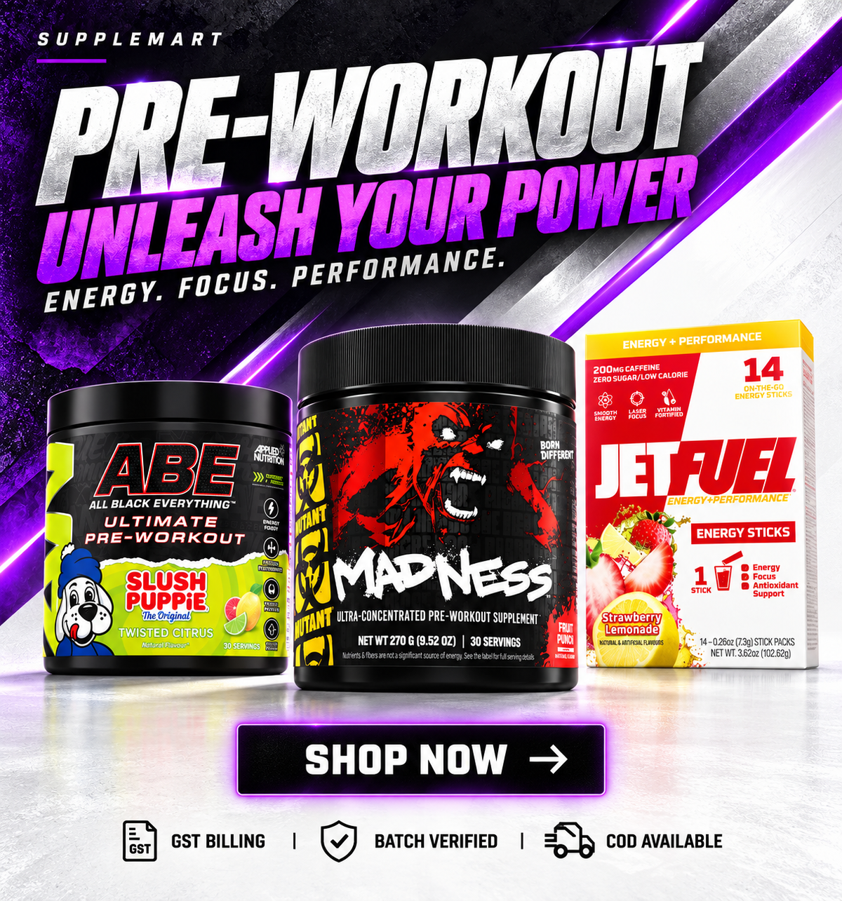 Pre-workout — fuel your session