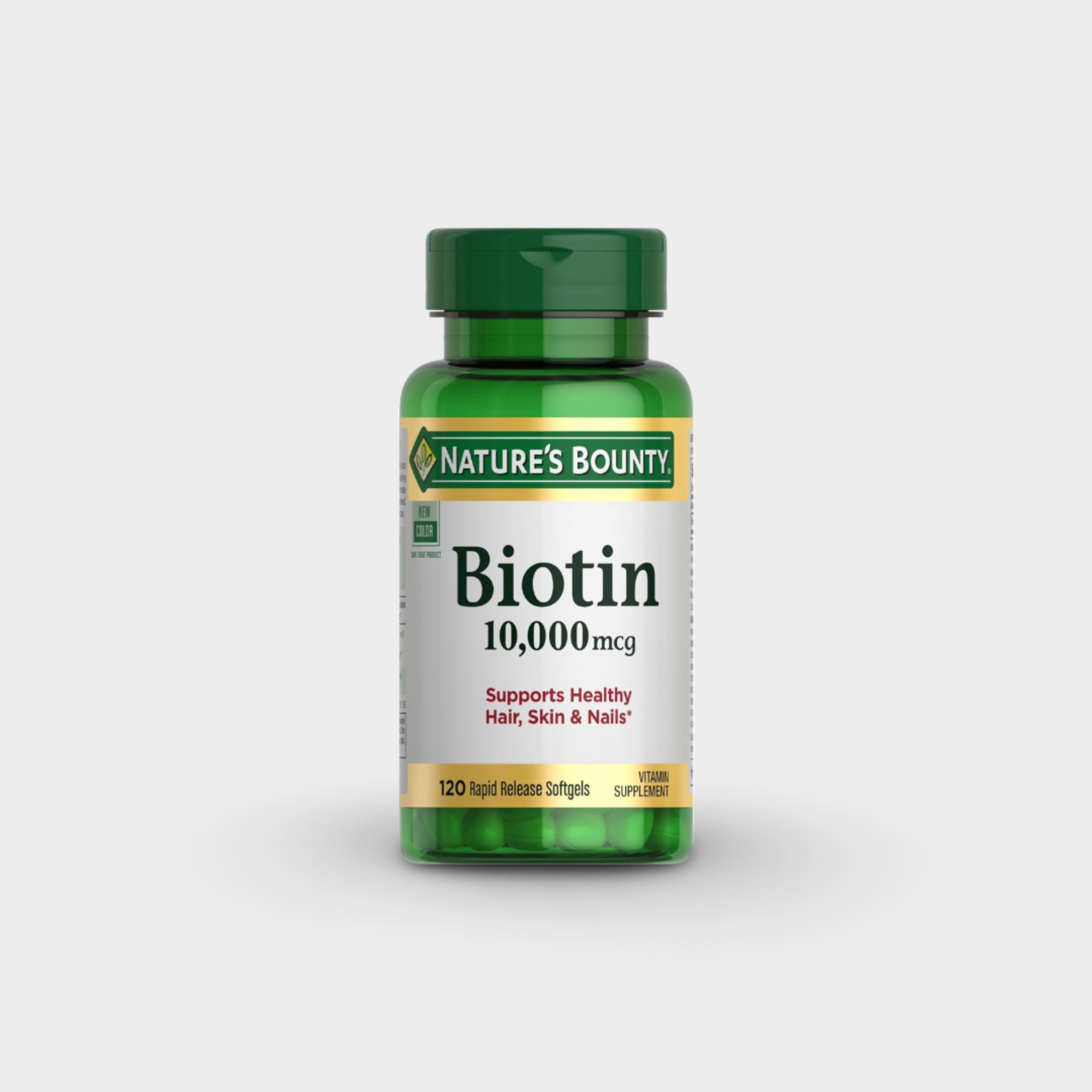 Nature's Bounty Biotin, Supports Healthy Hair, Skin and Nails | 10,000 mcg