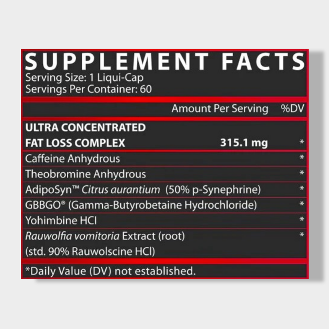 Nutrex Research Lipo-6 Black Ultra Concentrate | 60 Caps