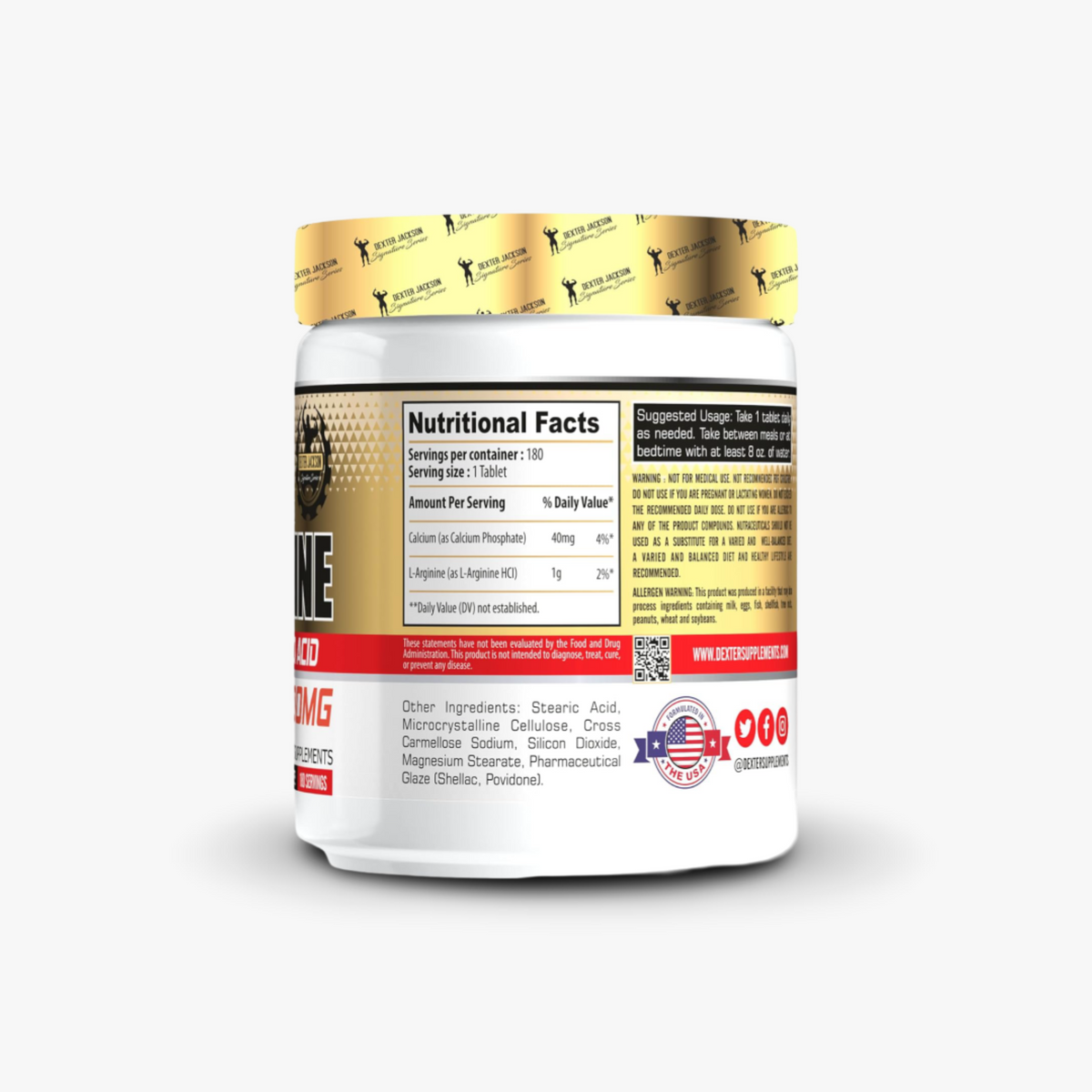 Dexter Jackson Arginine 1000mg