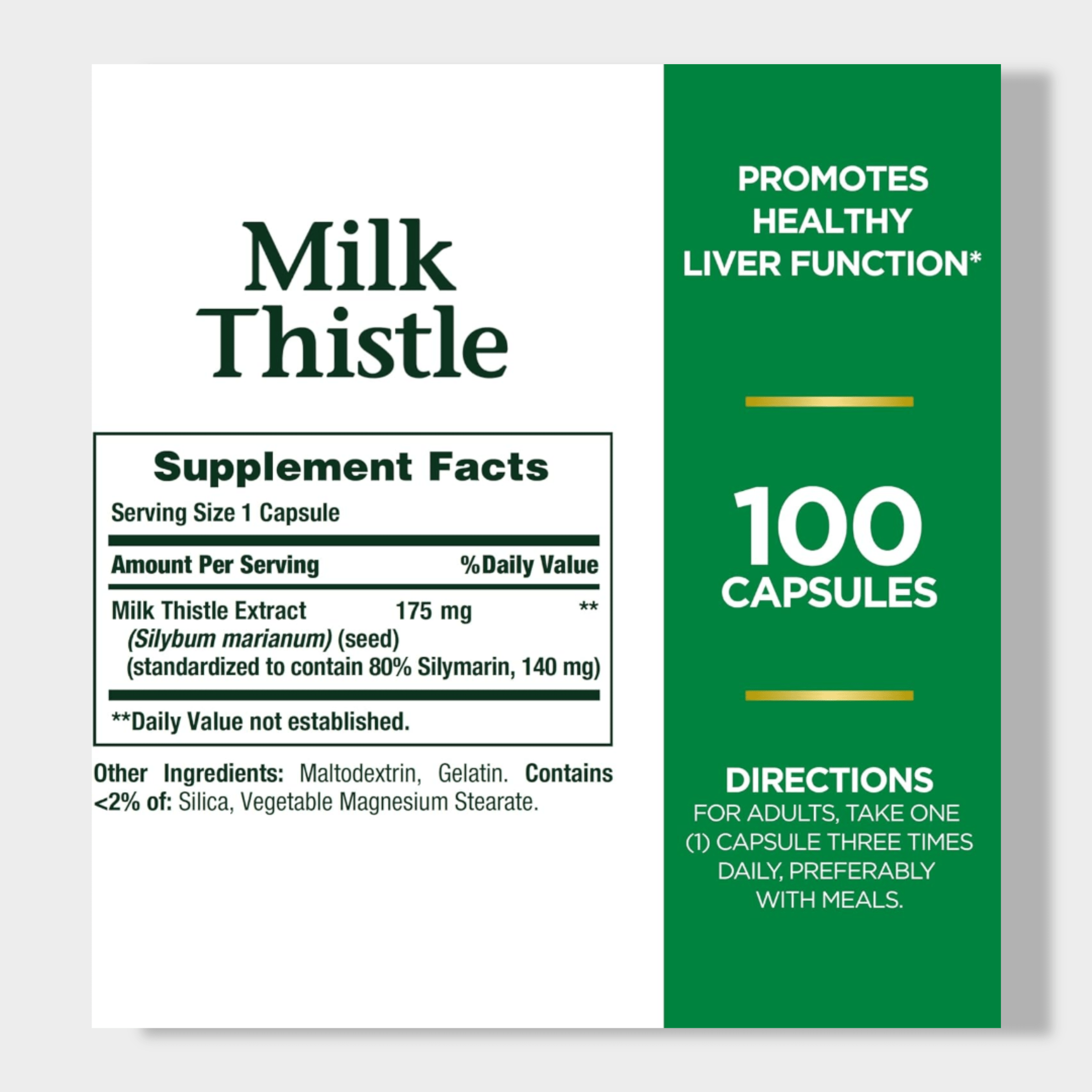 Nature's Bounty Milk Thistle | 175mg