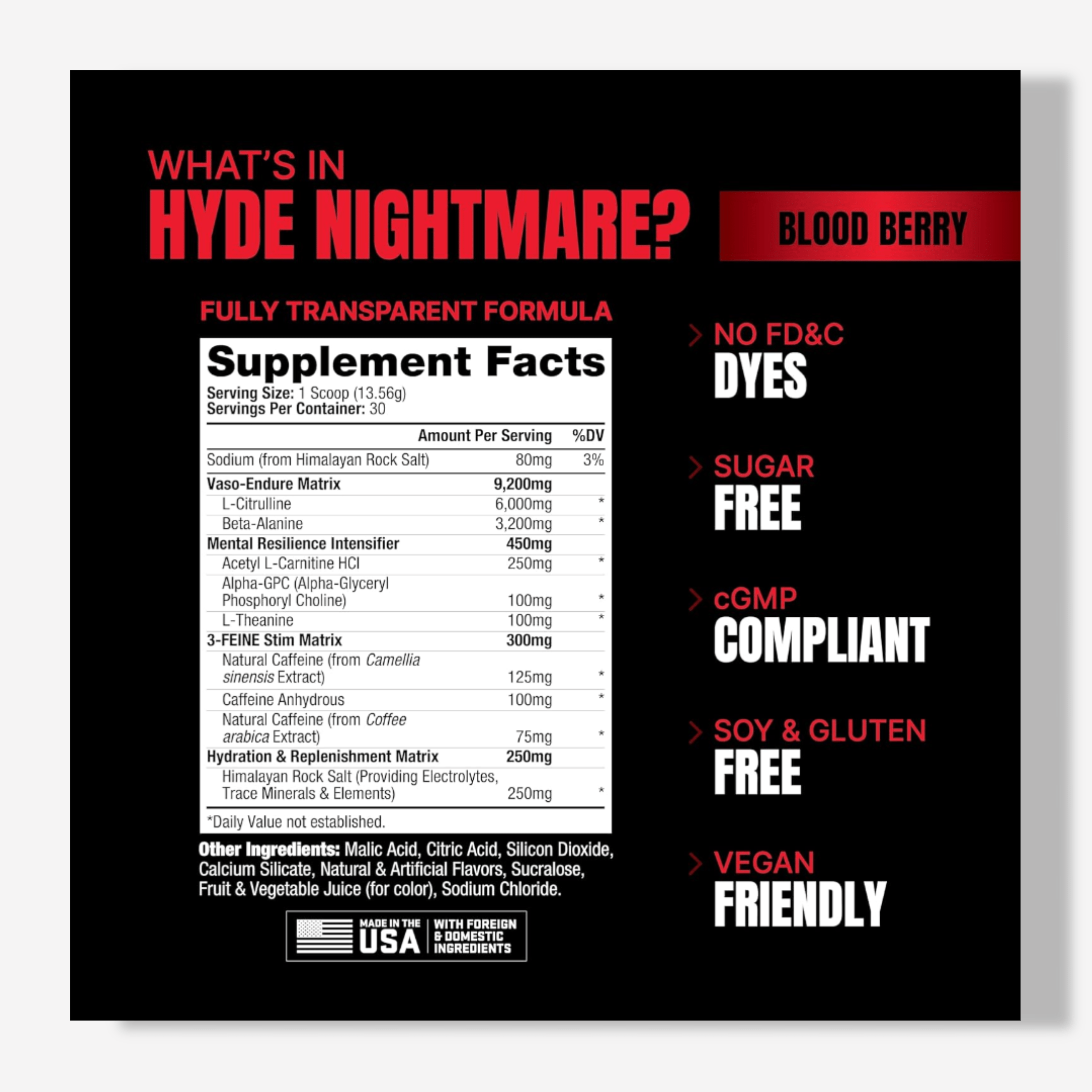 Prosupps Hyde Nightmare Pre-workout