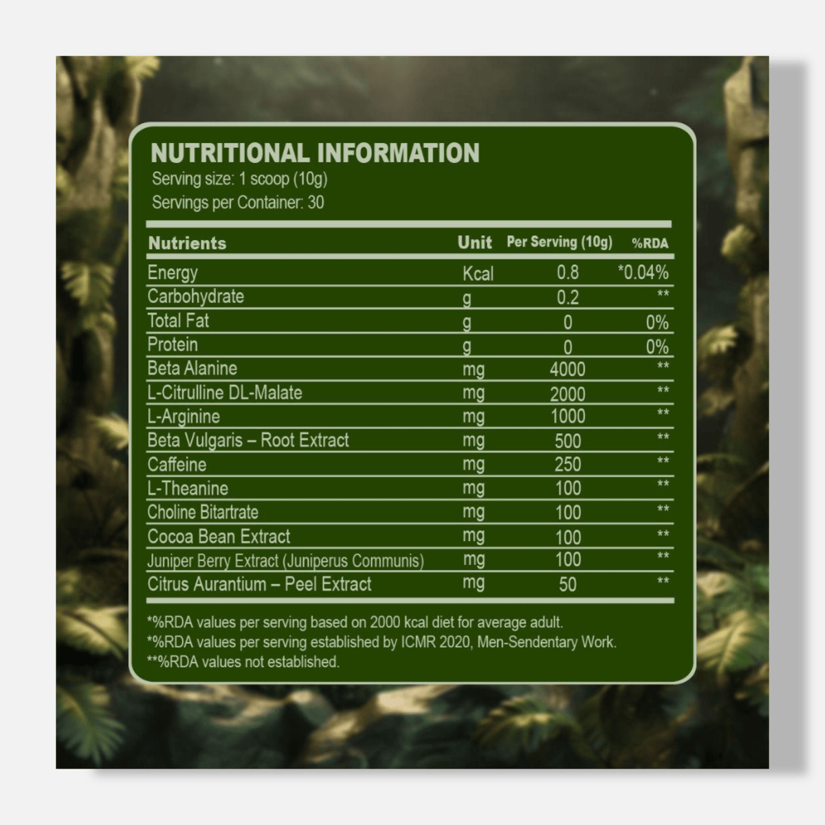 Absolute Nutrition Junglee Pre-Workout | 300gm