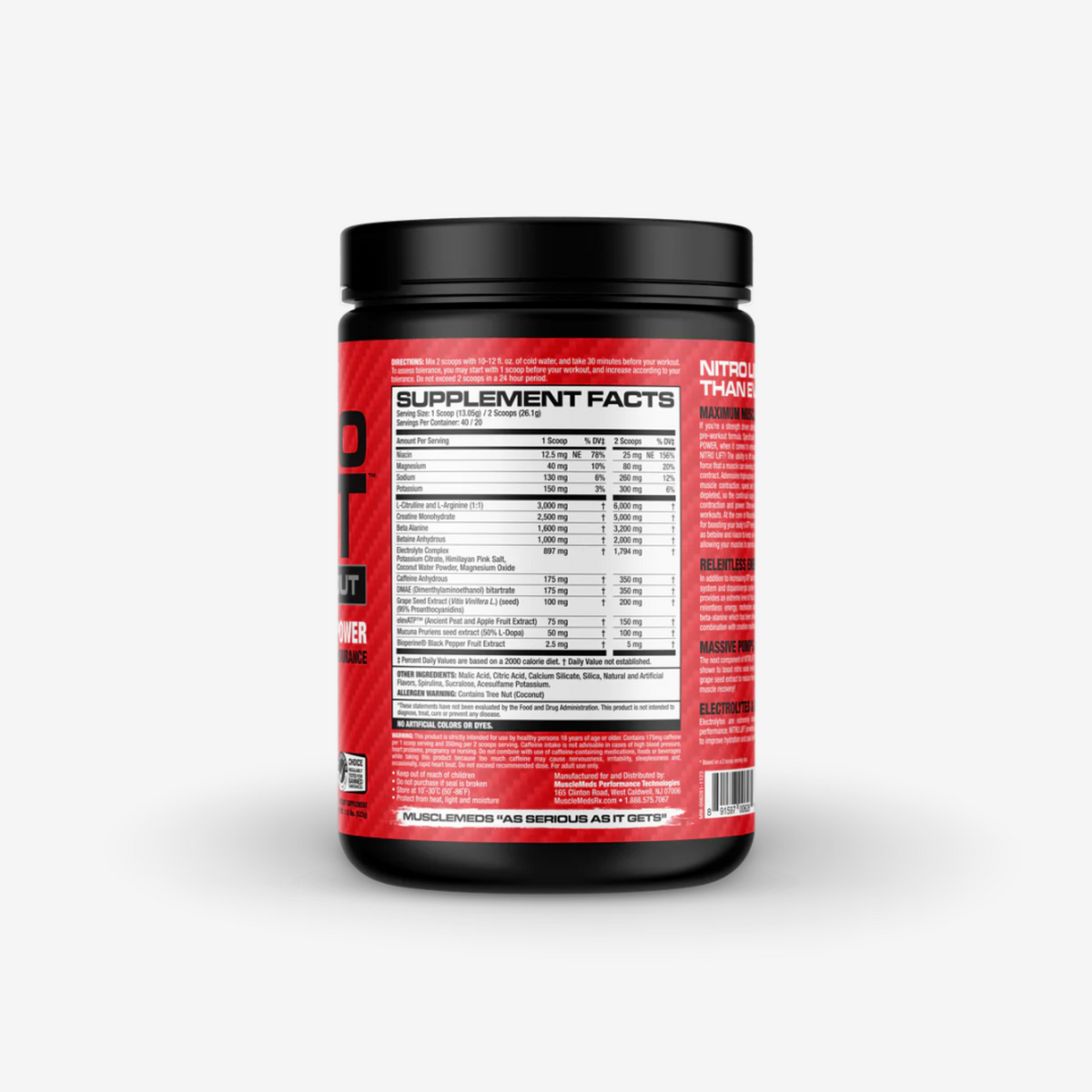 MuscleMeds NitroLift Pre-Workout