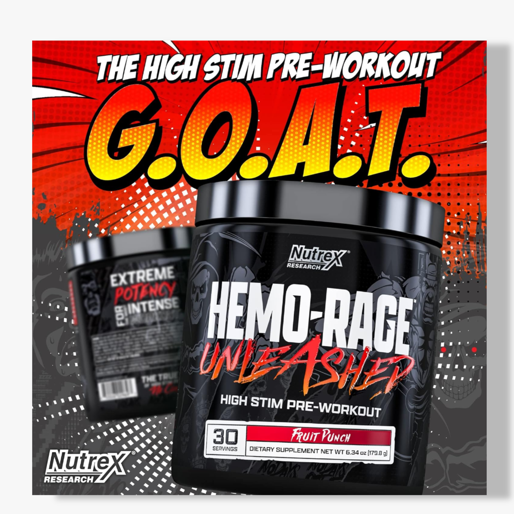 Nutrex Research Hemo-Rage Extreme High Stim Pre Workout