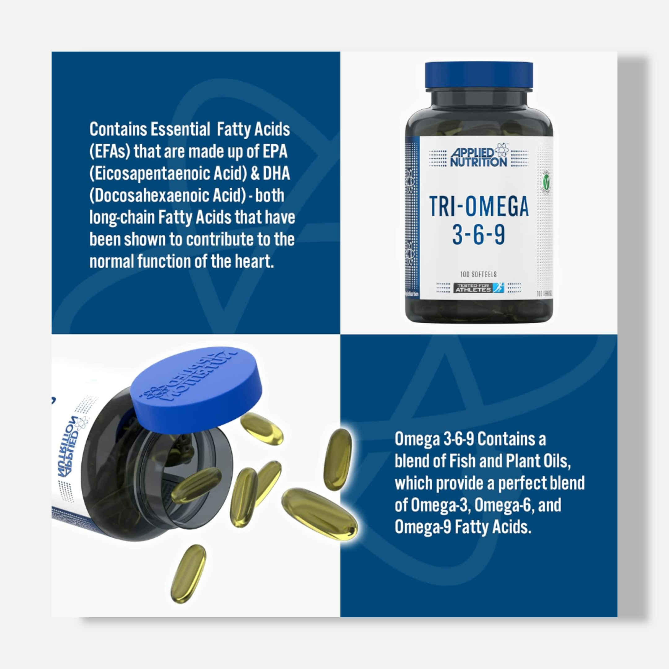 Applied Nutrition Tri-Omega 3 6 9