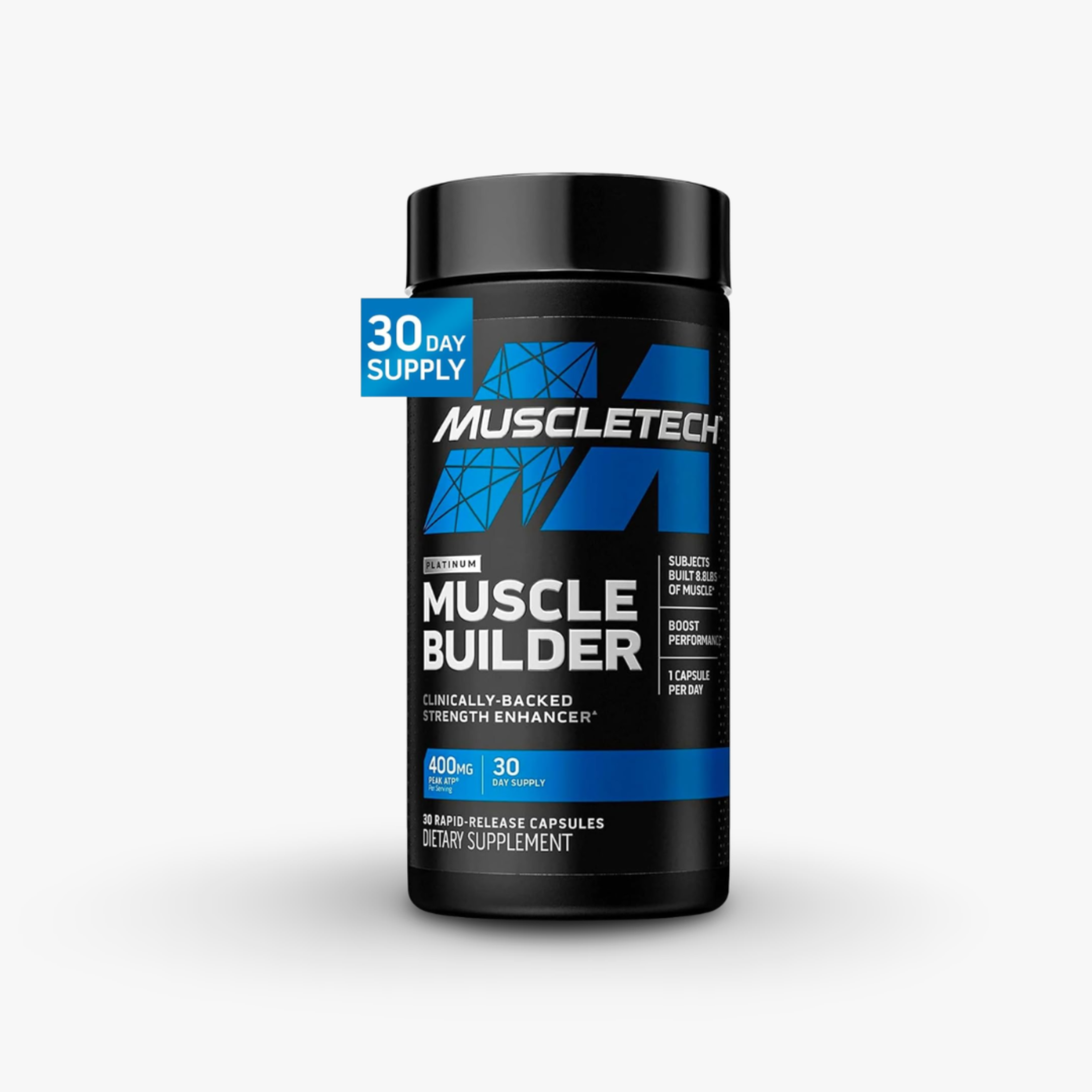 MuscleTech Muscle Builder - Nitric Oxide Booster Supplement Supports Muscle Gain & Performance