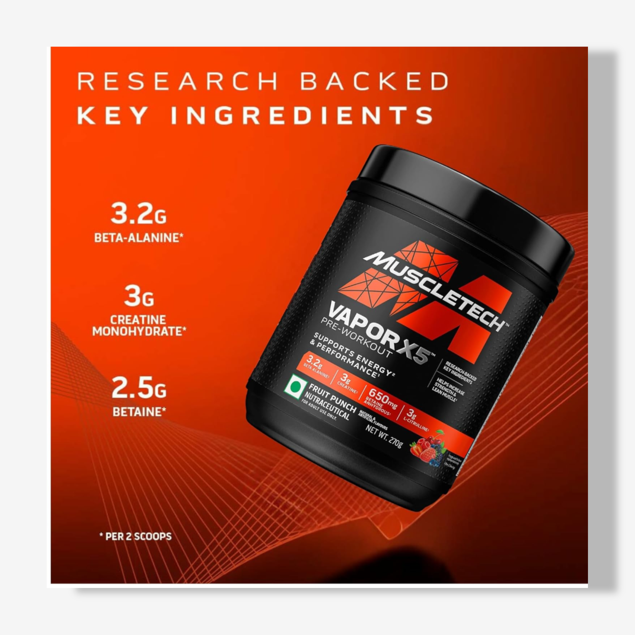 MuscleTech Vapor X5 | 270g