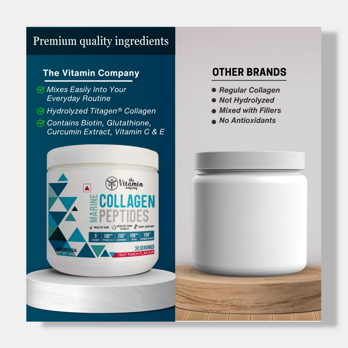 The Vitamin Company Marine Collagen Peptides | 240g