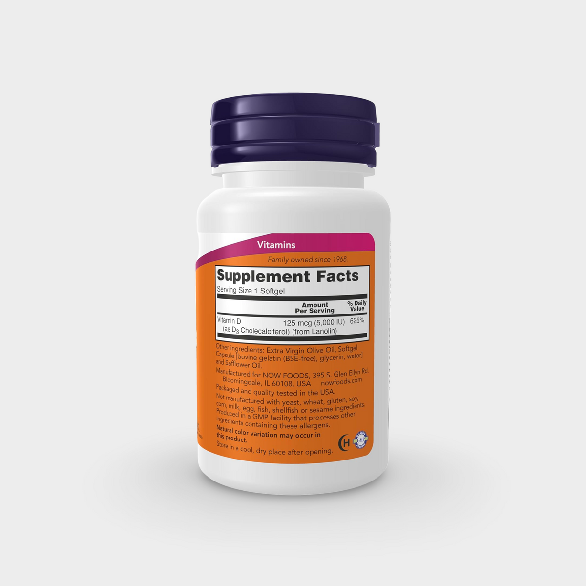 Now Foods Vitamin D-3 | 5000IU