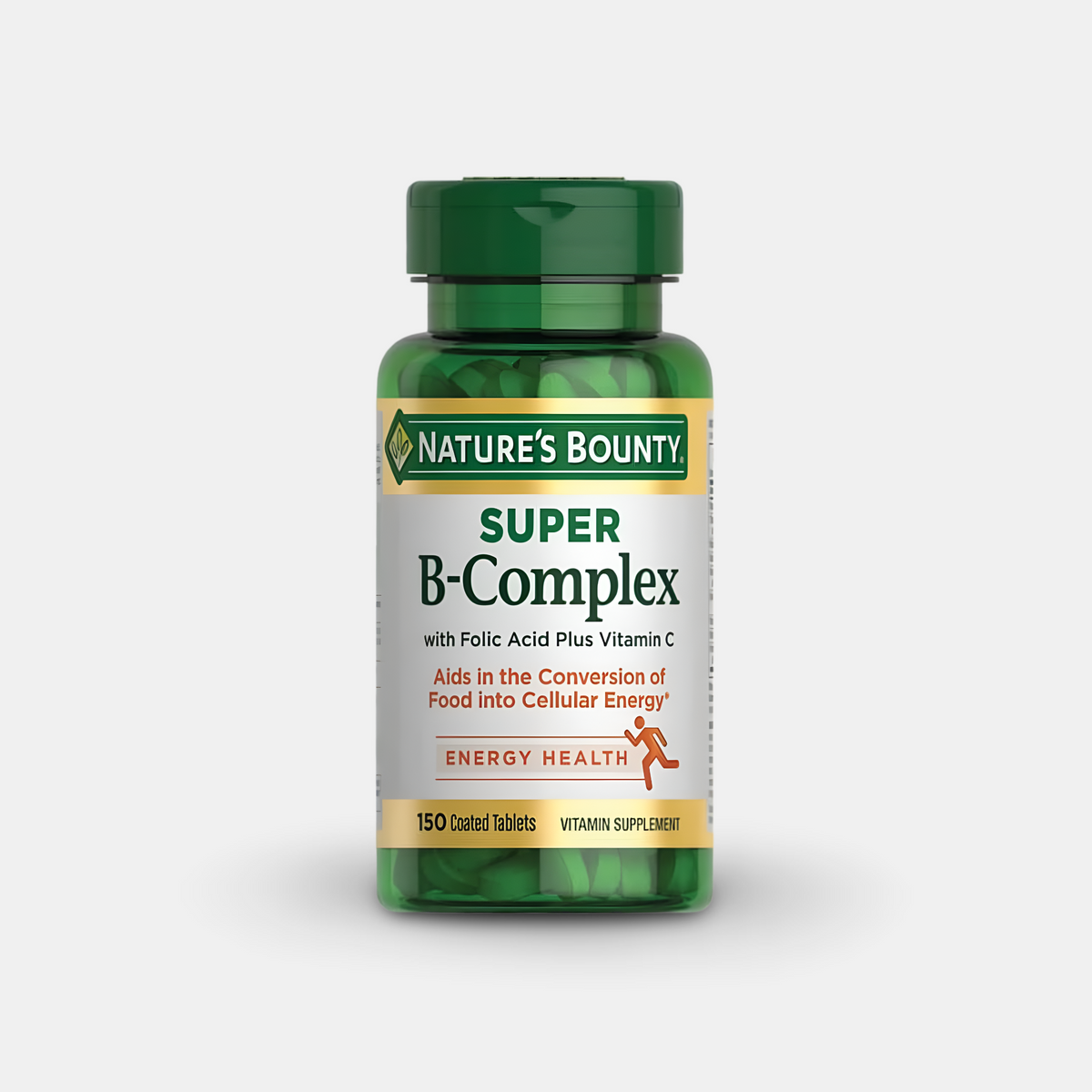 Nature's Bounty Super B Complex with Vitamin C & Folic Acid