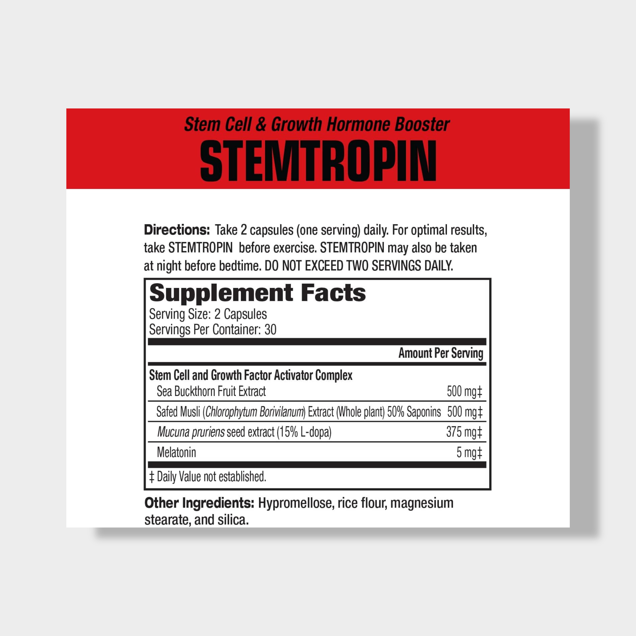 MuscleMeds Stemtropin Stem Cell & Growth Factor Booster