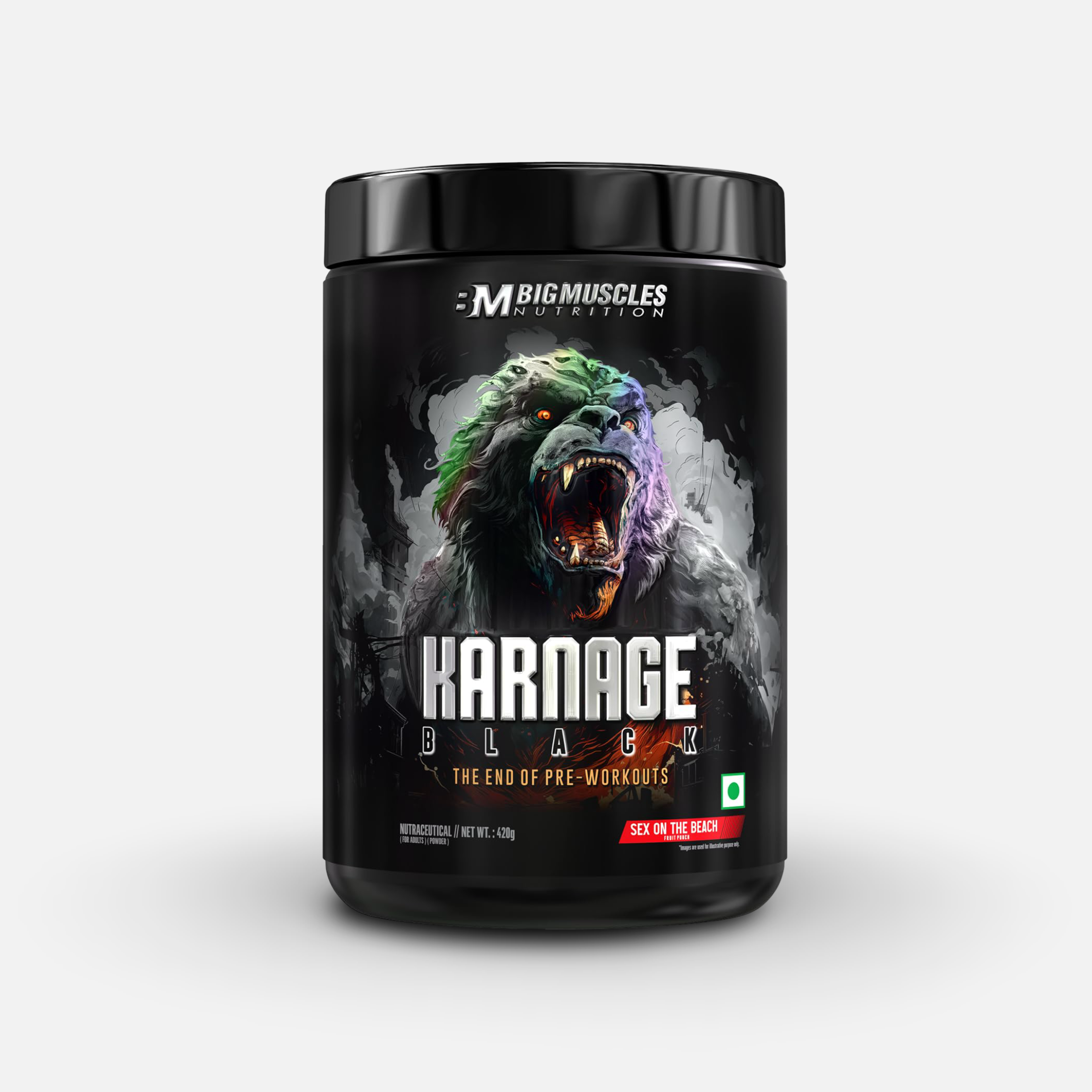 Bigmuscles Nutrition Karnage Black Preworkout