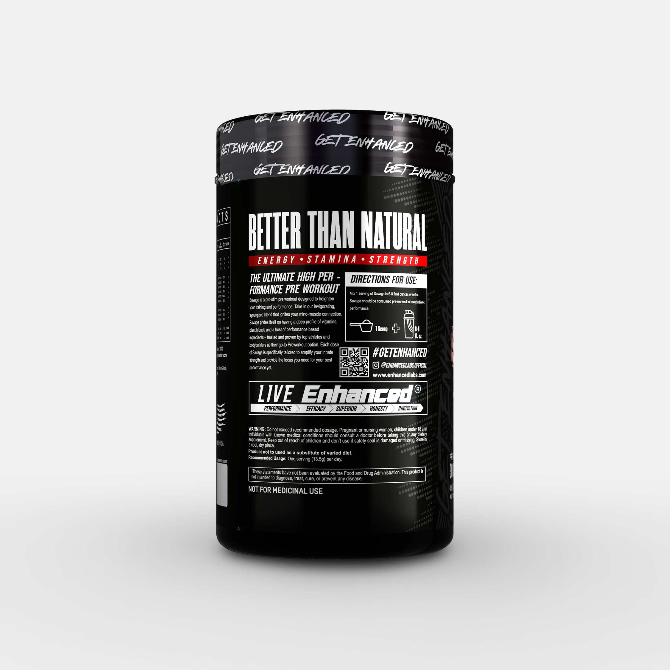 Enhanced Savage Pre Workout | 405g