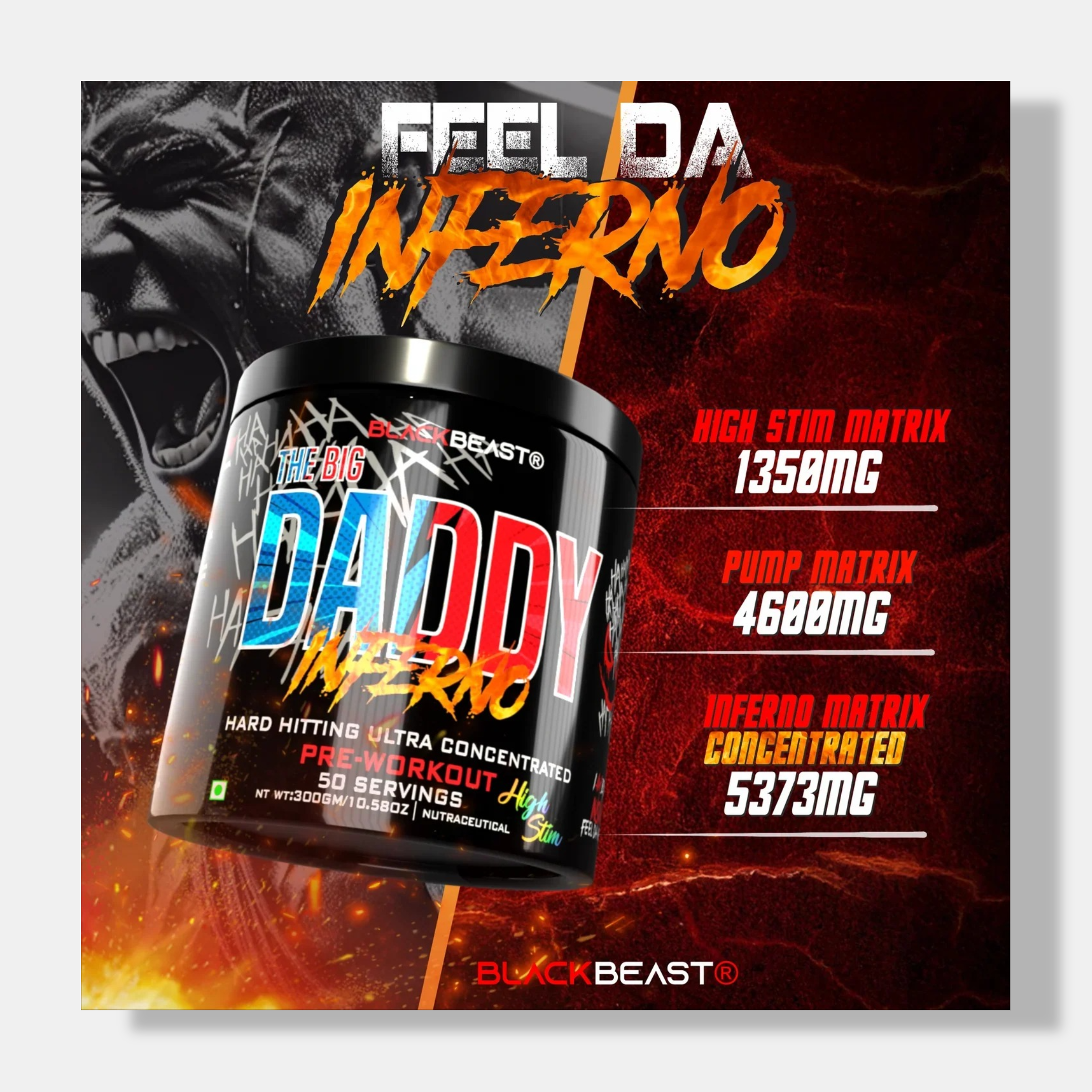 Blackbeast The Big Daddy Inferno Pre-Workout | 300g