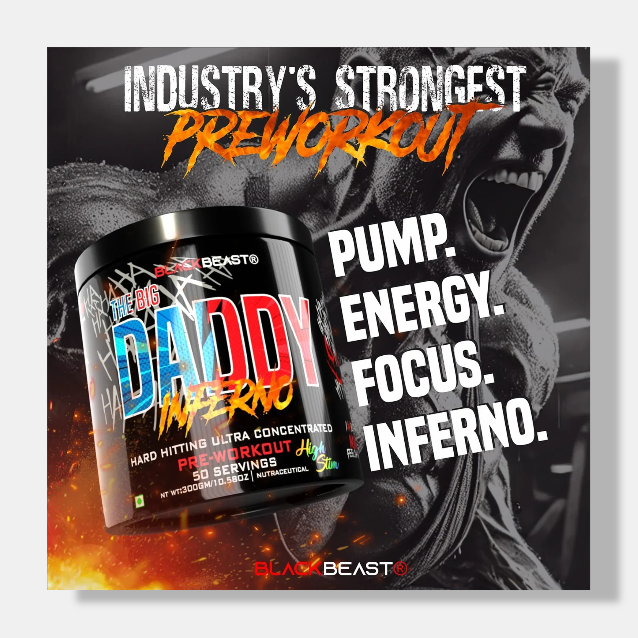 Blackbeast The Big Daddy Inferno Pre-Workout | 300g