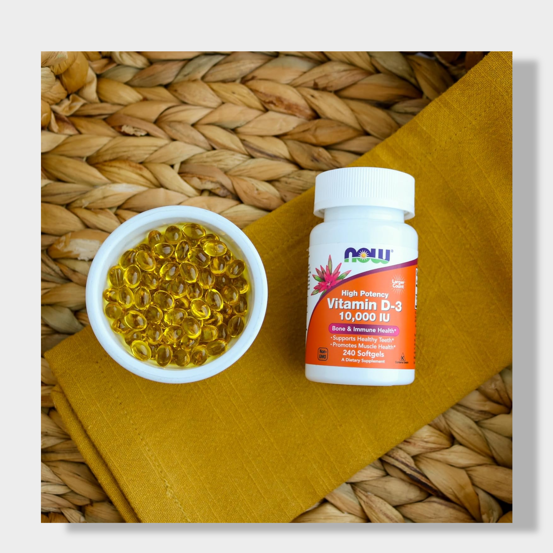 NOW Foods Vitamin D-3 10,000 IU
