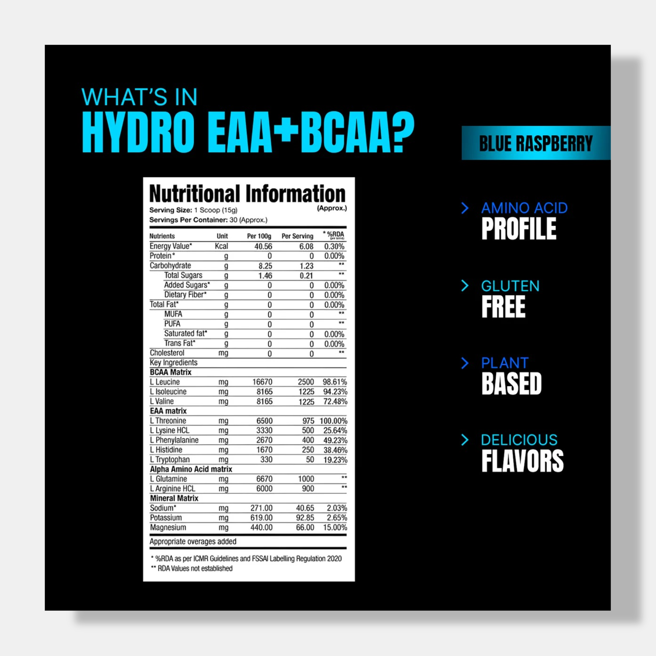 Prosupps Hydro EAA + BCAA | 450g