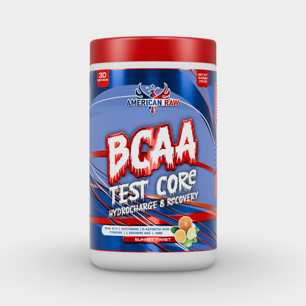 American Raw Bcaa Test Core | 540g