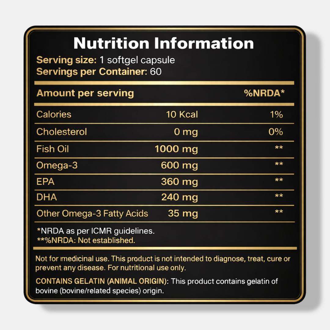 One Science Nutrition (OSN) Omega - 3