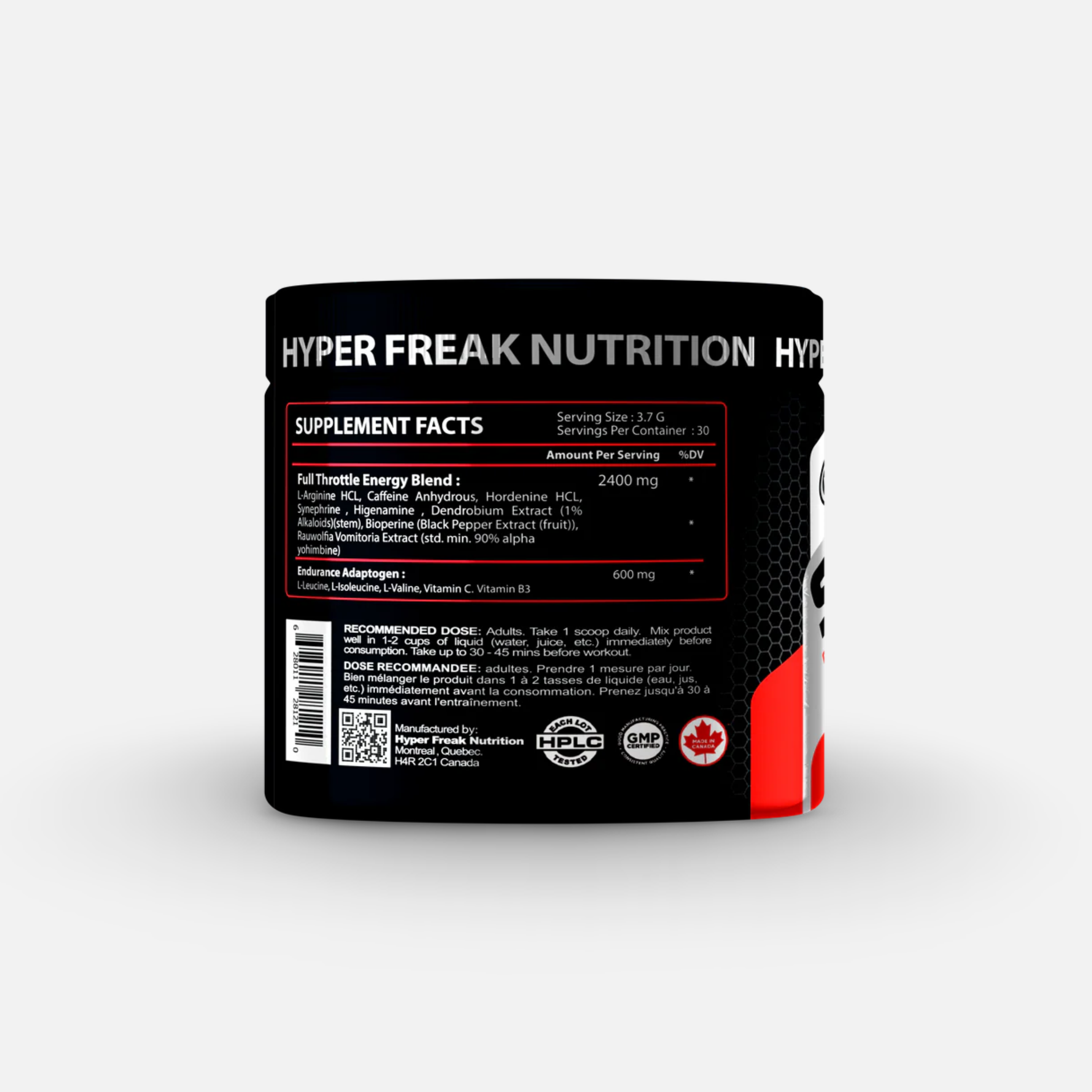 Hyper Freak Nutrition (HFN) Shot Concentrated Pre-Workout | 111g